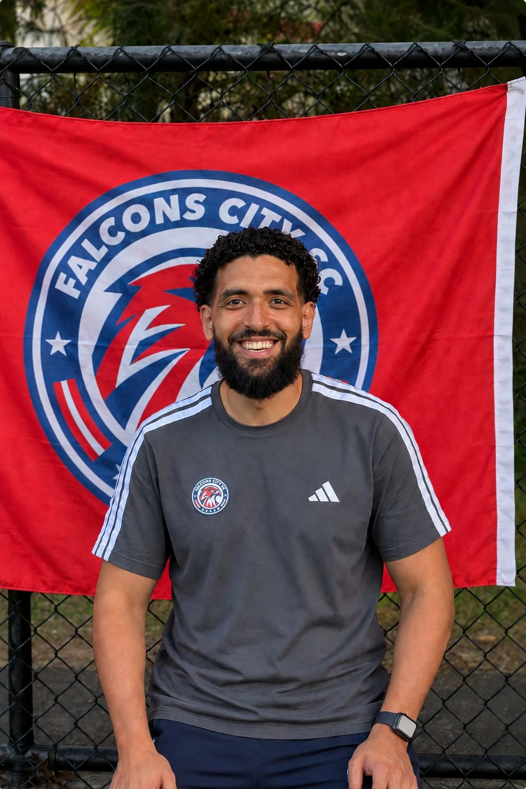 Ahmed Mostafa, Co-Founder and Board President of Falcons City SC